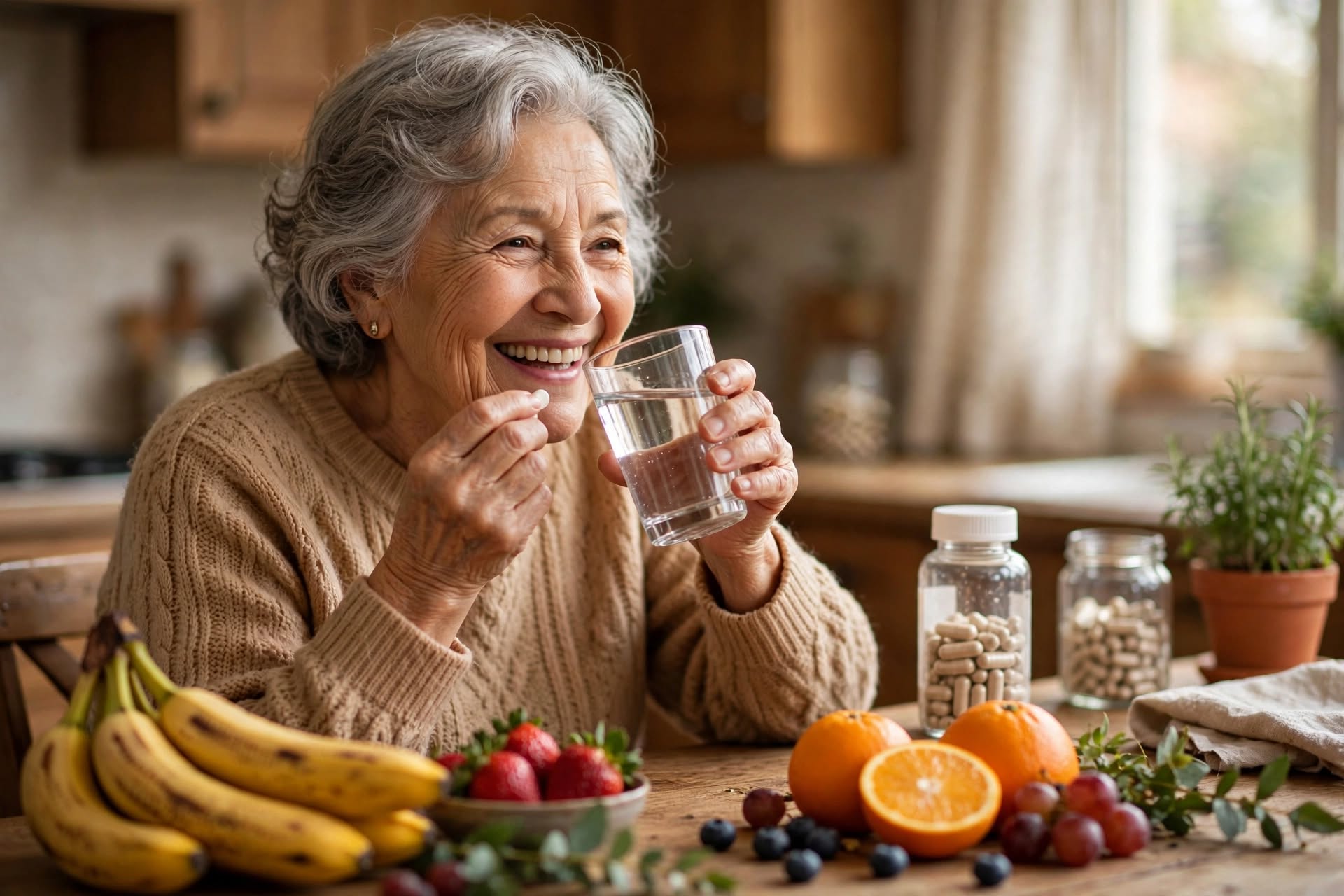 Suplemento alimentar para idosos: 9 tipos e como usar